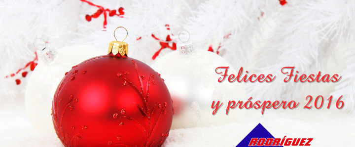 Felices Fiestas y próspero año 2016